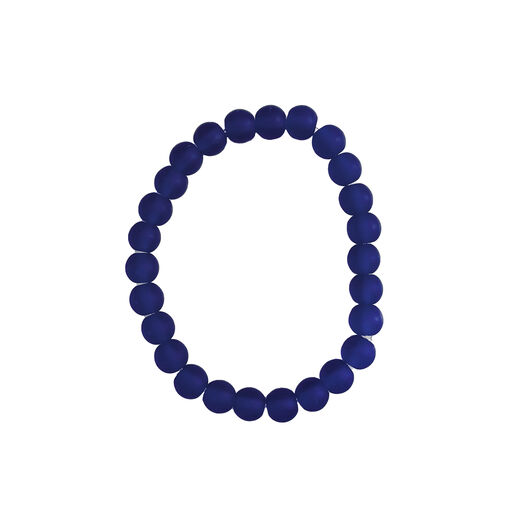 Cobalt blue recycled glass bracelet